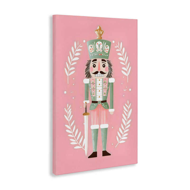 Suite casse-noisette en toile rose pastel, design par Petal Prints Design, H 24 po x l 16 po