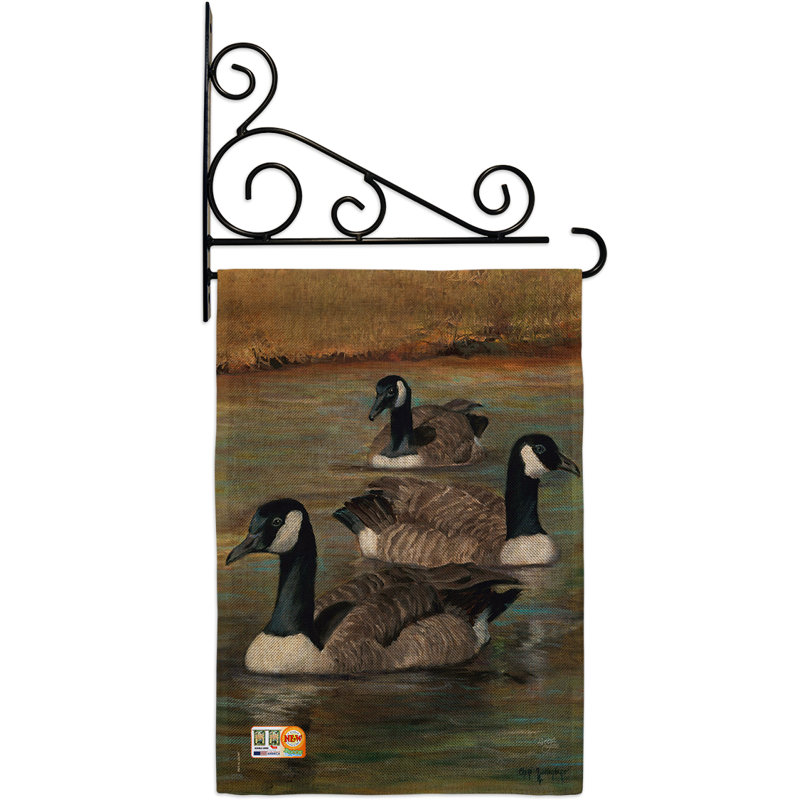 Double Sided 18.5'' H x 13'' W Polyester Animal Garden Flag