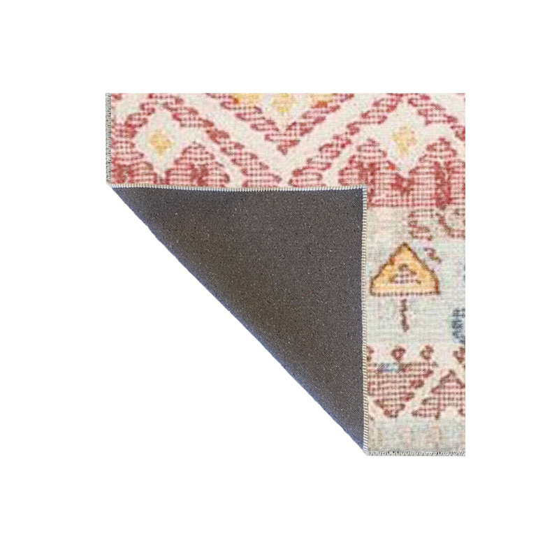 Tapis multicolore multicolore, Carré 3 pi 3 po
