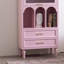 Arched Pink Storage Bookcase