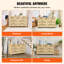 7 Drawer Rattan Dresser, Boho Dresser, Rattan Chest of Drawers with Spacious Storage, Natural Rattan Dresser