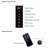 4.99 Inch Wide Curved Heating Fireplace - 1400W Heat Output, 3 Brightness Levels, Multi Color Backlight, Wall Mounted 20.21 High Electric 5000 /H Heat, Flame, Remote Control, /Ul , Powder Coated