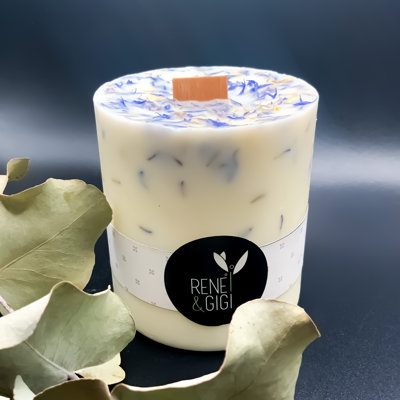 Plant / Floral Scented Pillar Candle