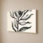 «Ink Flower I Cream» par Sara Zieve Miller - Impression sur toile-2081713825-2081713829