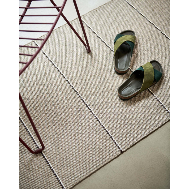 Rug TOM Leaf 2.25 X 4 Ft, Linen, Runner 2'3" x 9'10"