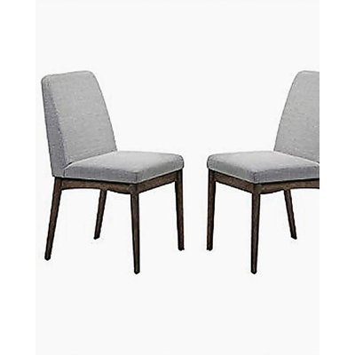 Medieval style dining table set 2-piece, solid wood, soft fabric seat pads