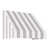 Gray/White Stripe