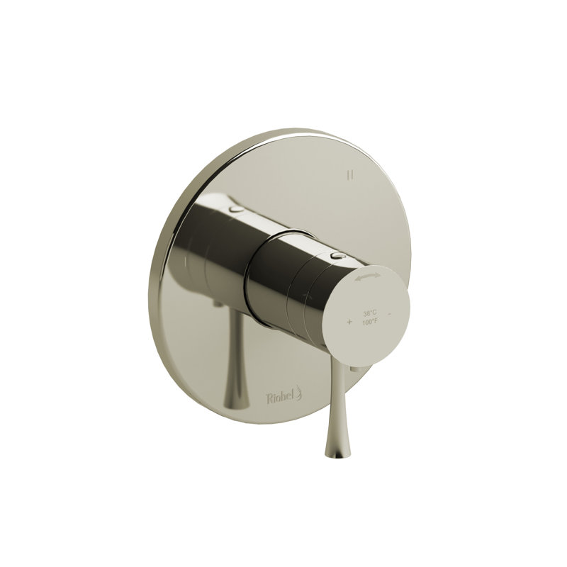 Garniture thermo-équilibrée à pression 1/2 po avec 5 fonctions Edge, Nickel poli
