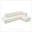 Canapé modulaire en forme de L avec coussins à double couche pour un confort accru et des agencements de salon polyvalents-129410311