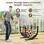 45cm W Metal Log Rack