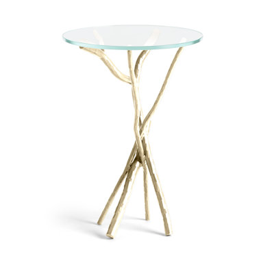 Brindille Glass Top Accent Table
