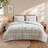 Piece Blush Gold Bedding Sets, King Cal King Reversible Cotton Blend Comforter