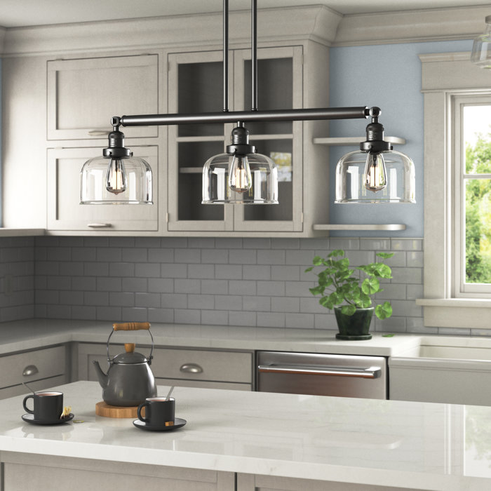 Lark Manor Sparland 3 - Light Kitchen Island Pendant & Reviews | Wayfair