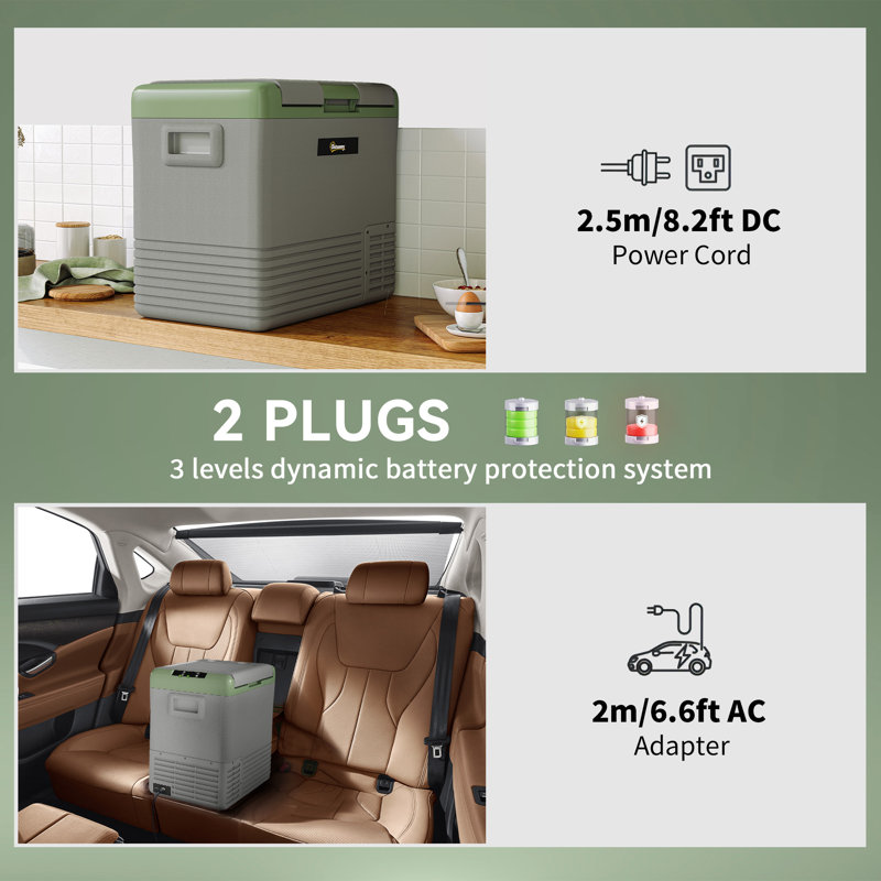 Brayden Studio Freestanding Mini Fridge
