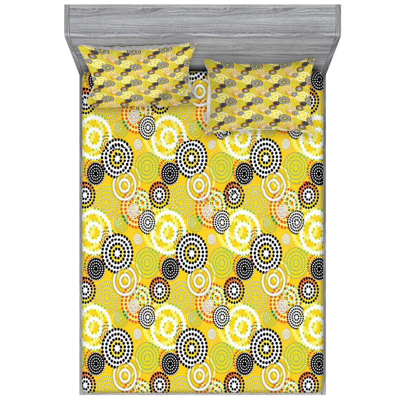 Microfiber Geometric Sheet Set