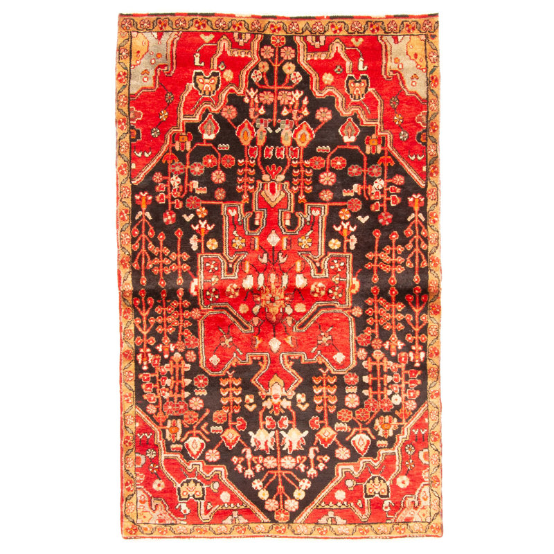Tapis noir Anadol 3 pi 7 po x 6 pi 2 po