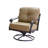 Frazee 5pc Patio Conversation Set w/ Cushions & 52'' Round Ice Bucket Tea Table with BBQ & Fire Pit