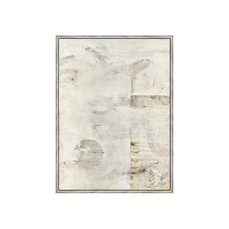 Gray Gesture Print by Sara Brown, 64" H x 47" W x 1.5" D, Outdoor
