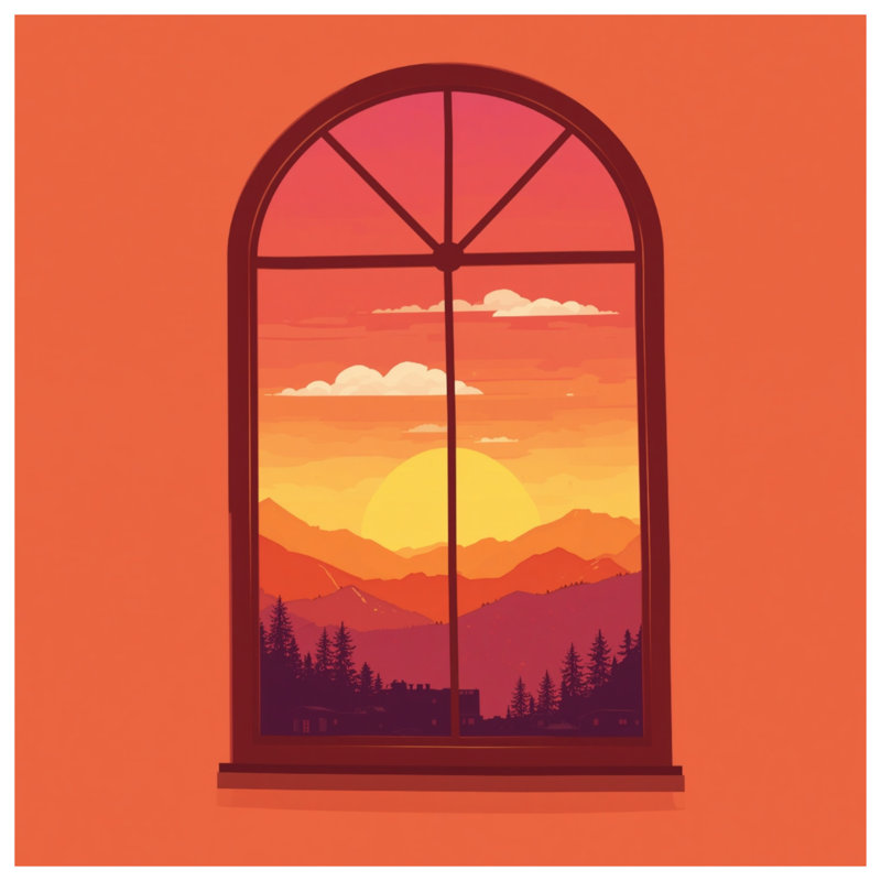 Coussins décoratifs Sunset, 16 x 16 pouces