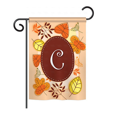 Drapeau de maison en polyester à 2 côtés digramme d’automne