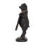Enseigne décorative polystone cochon noir avec tableau noir