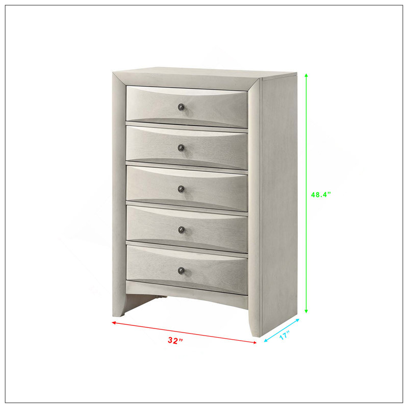 Commode à 5 tiroirs 1Pc