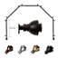 Ensemble de quincaillerie à rideaux simple 5 côtés pour fenêtre à baies Haubstadt-356002742-269893182