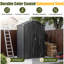 Outdoor Lockable 4 ft. W x 2 ft. D Metal Vertical Storage Shed