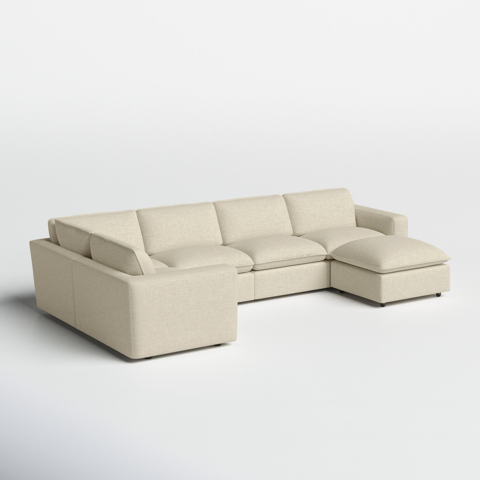 Zisa Modular Upholstered Reversible Sectional