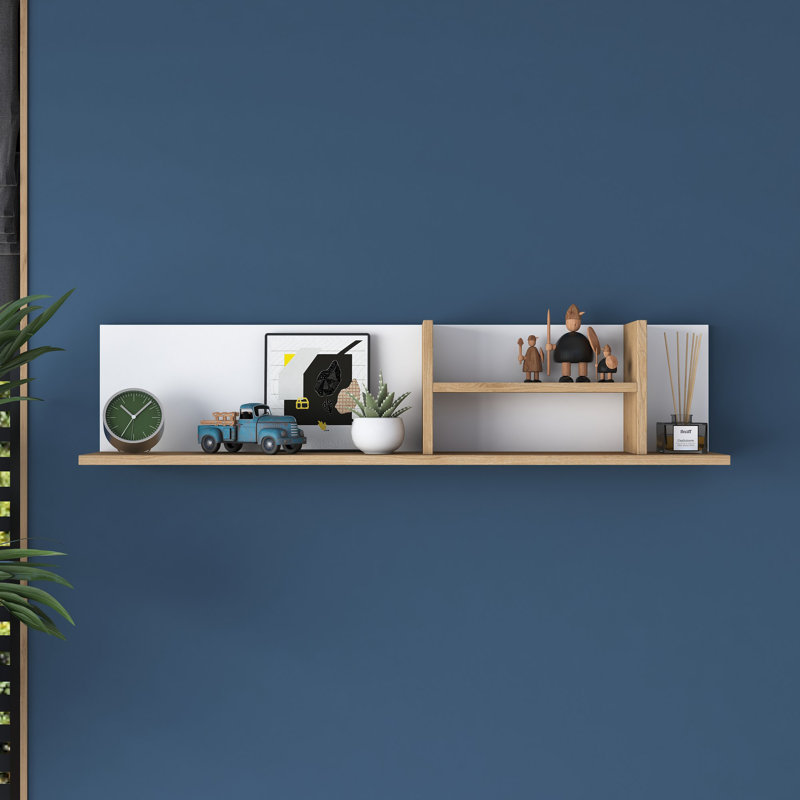 Locelso Floating Shelf, White