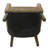 Gavazova Faux Leather Barrel Chair