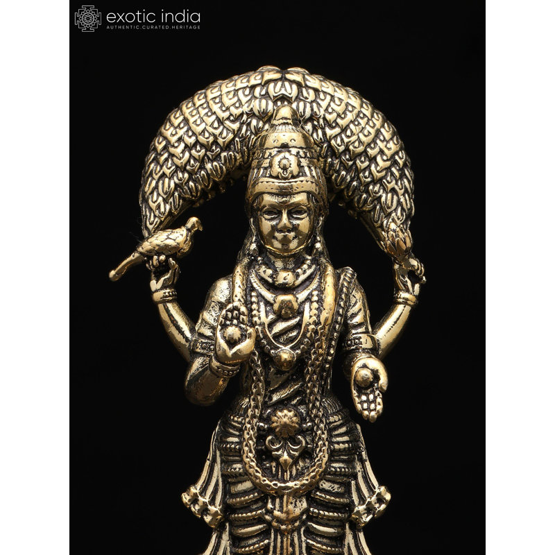 3 Inch Small Vasavi Kanyaka Parameshvari Devi Brass Idol