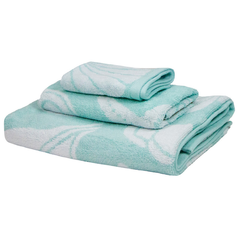 Ensemble de débarbouillettes 3 pièces Yoxall, Vert