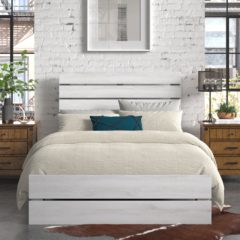 Matheny Standard Bed, Queen, White
