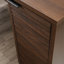 Ensemble de bureau de direction en L avec huche Bettye