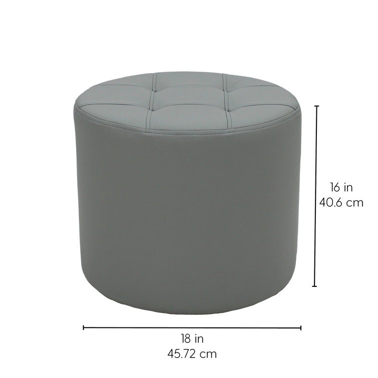 SoftScape 18in Round Ottoman - 4-Piece by Factory Direct Partners