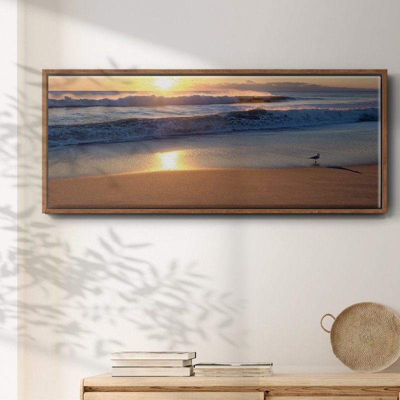 Sunset- Framed Canvas, 20" H x 50" W