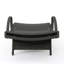 Chaise longue en osier avec accoudoirs (ensemble de 2) seulement, y compris la chaise longue
