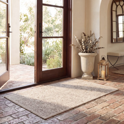 Tapis beige / crème Calidia