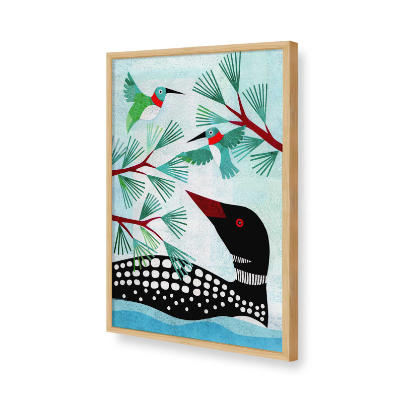Reproduction d'art «Wilderness Collage x16» par Kim Conway, H 36 po x l 24 po, Impression sur cadre ouvert sans papier mat