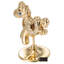 Figurine cheval de troie crystal garniture cloutée