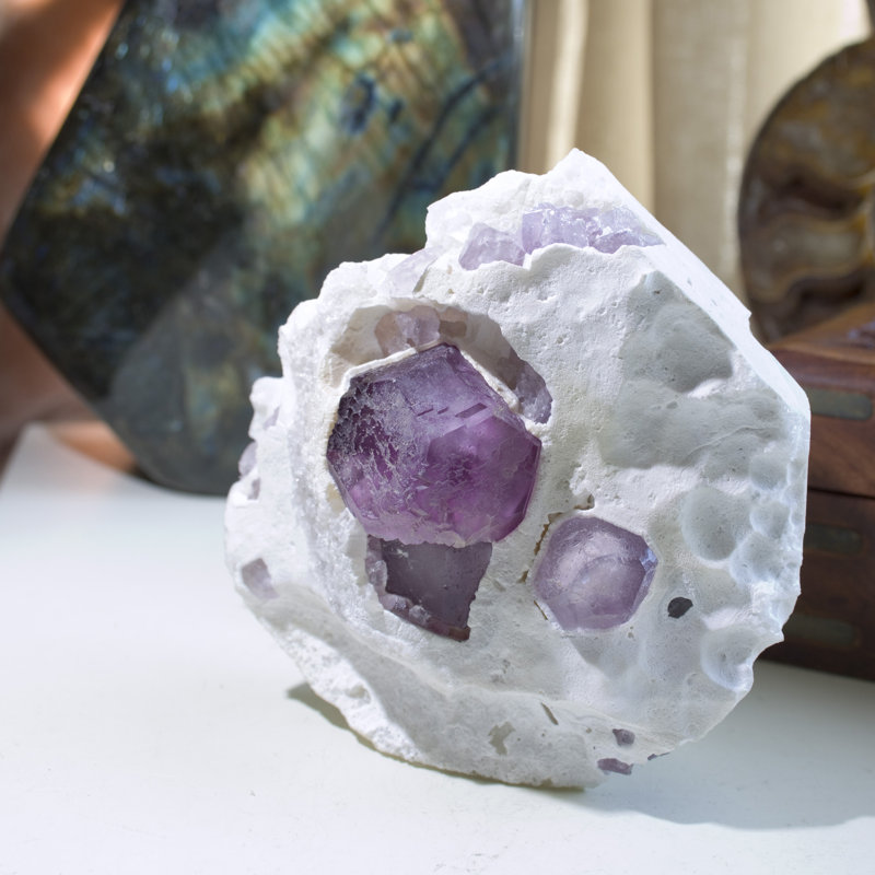 Objet de décoration Fluorite