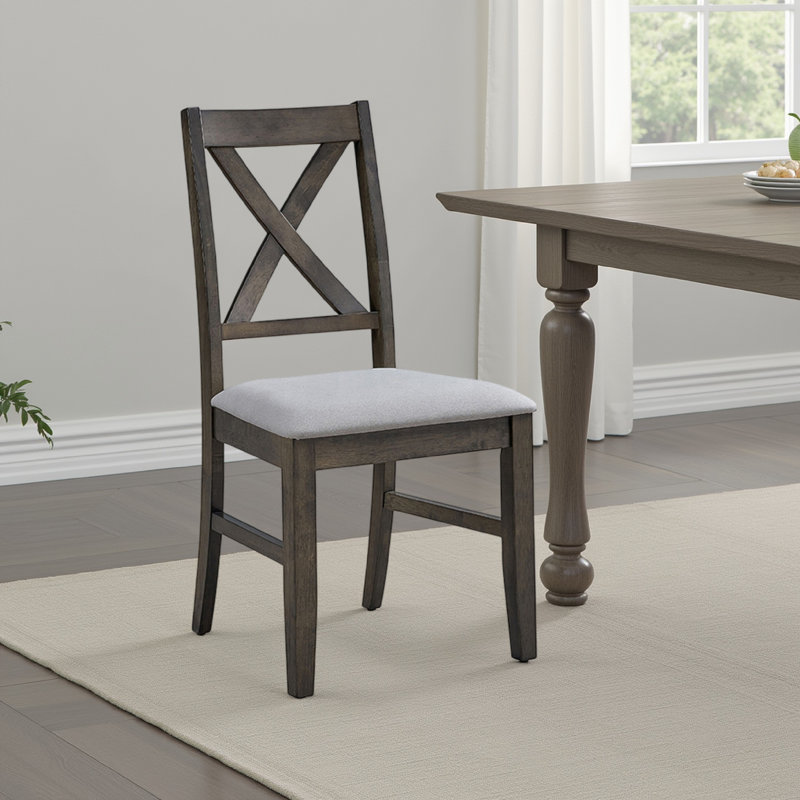 Chaise de salle à manger en tissu