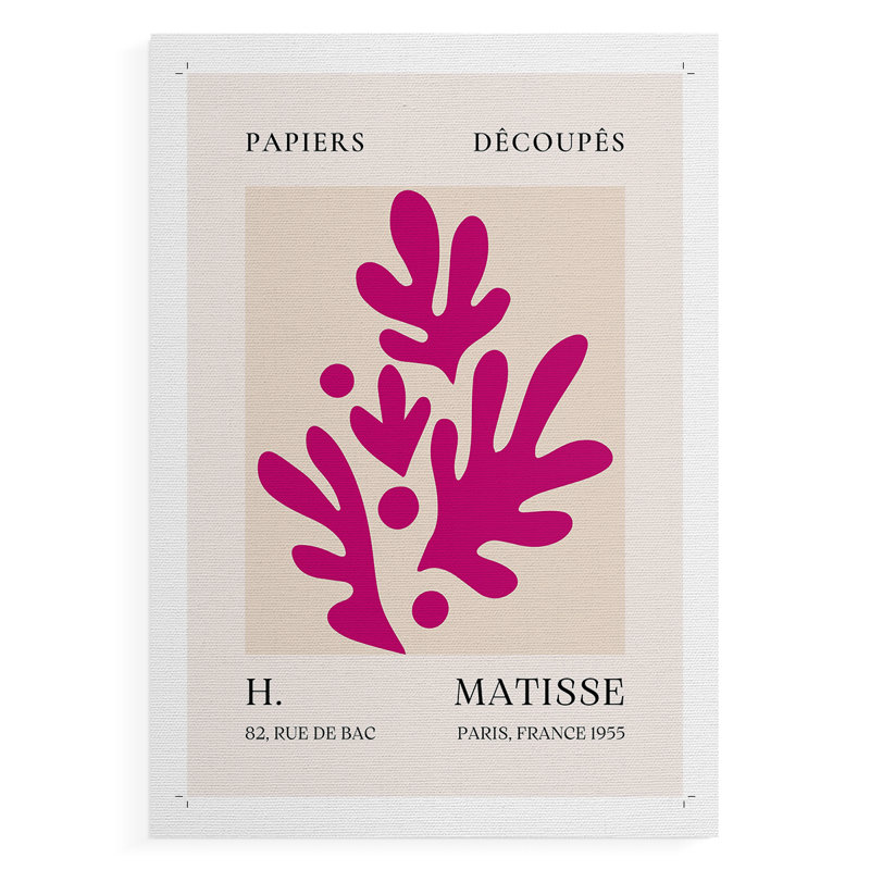 Matisse CLX III, reproduction encadrée - reproduction de toile seulement - NON encadrée, H 27 po x l 18 po
