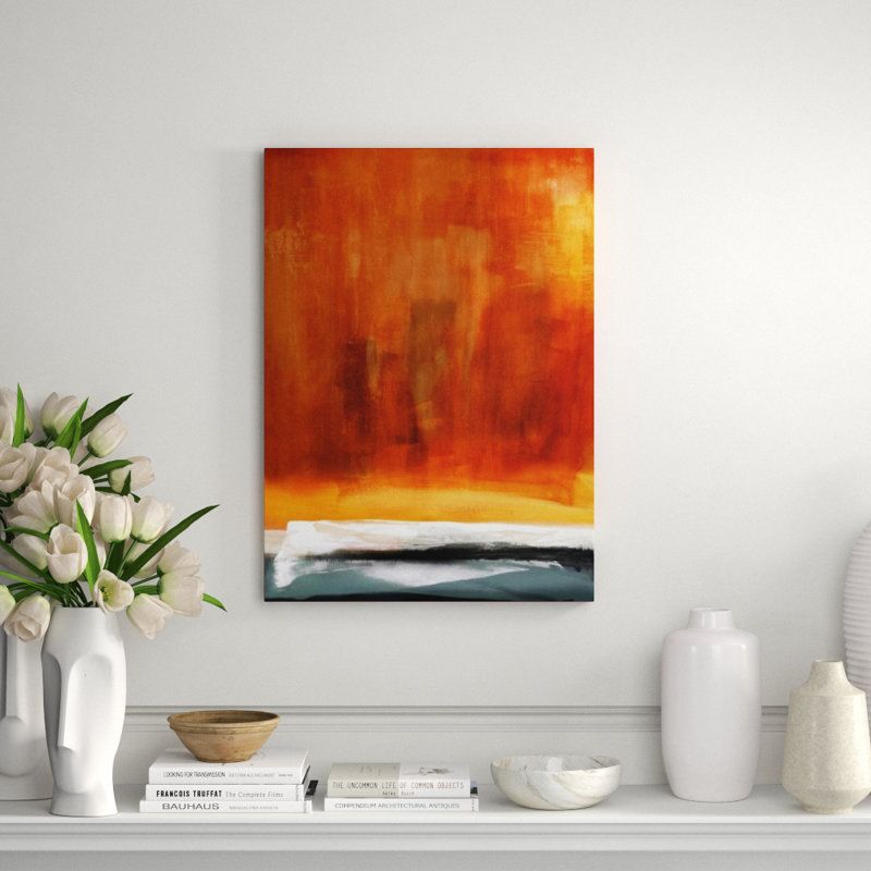 Sunset Views Print by James McAllen, 33" H x 24" W x 1.5" D, Outdoor