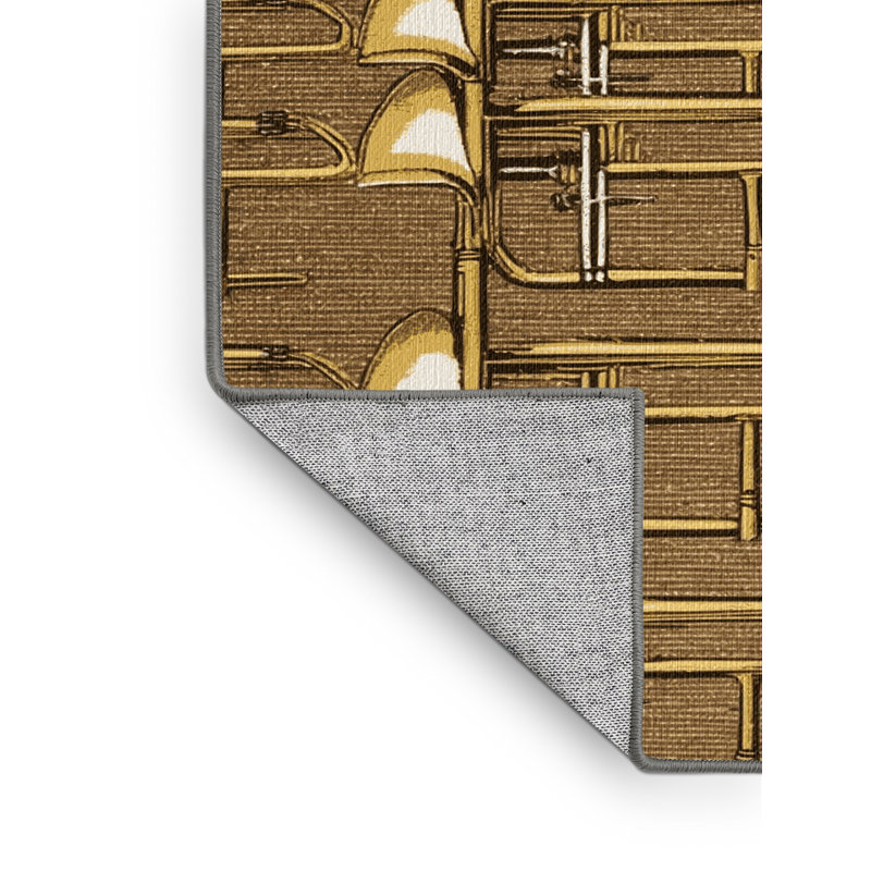  Tapis lavable trombone, Rectangle 6 pi x 9 pi