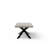 Rectangular Concrete Top with Steel Base Dining Table