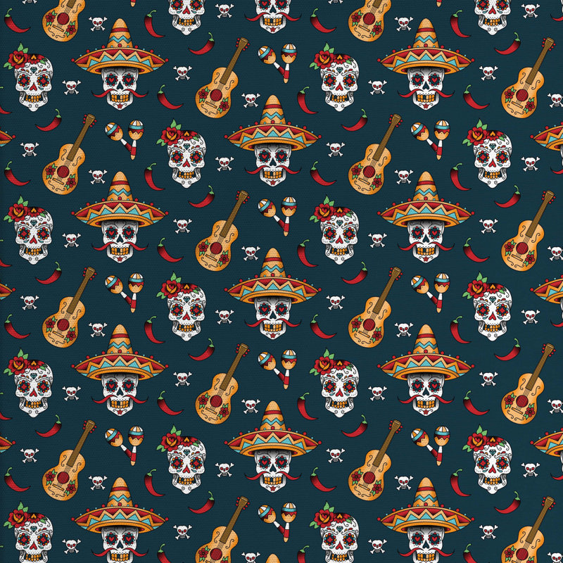 Tissu mexicain, l 58 po x L 180 po