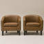 Fauteuil demi-tonneau capitonné 2 pièces Oscar-88292653