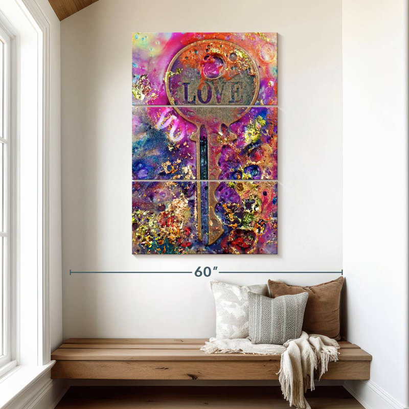 Hardie Key, 50" H x 32" W